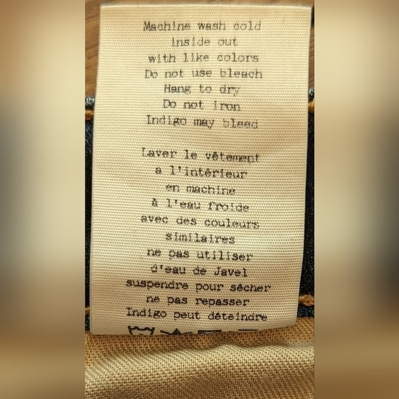 NWOT Rag & Bone high rise no left back pocket as designed in Eddy color - Picture 16 of 16